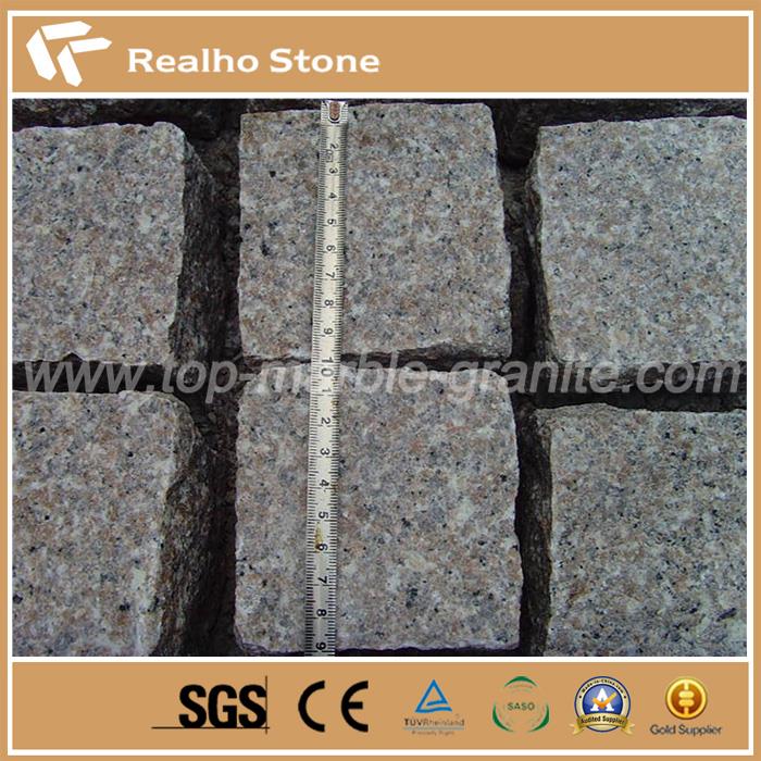 Rose Pink G648 Graniitkobakivi kuubikud Pathway-3.jpg jaoks Rose Pink G648 Granite cobblestone cubes for Pathway-3.jpg
