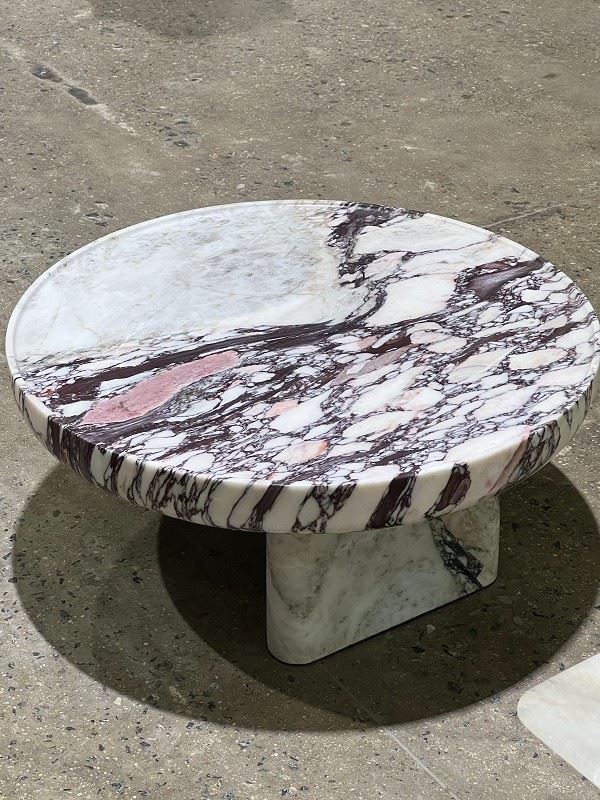 calacatta viola side table