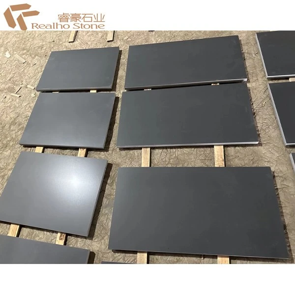 Popular Pure Black Stone Mongolia Black Granite Polished Finish