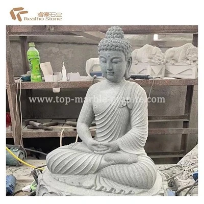 Käsi - nikerdatud Buddha loodusliku kivi kuju