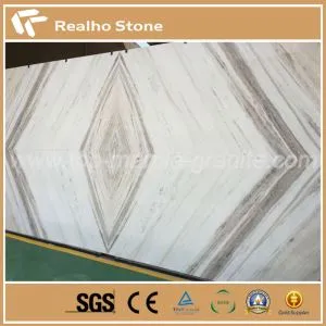 Madala hinnaga Big Bookmatched Plaat Itaalia Palissandro Classico Valge Marmor