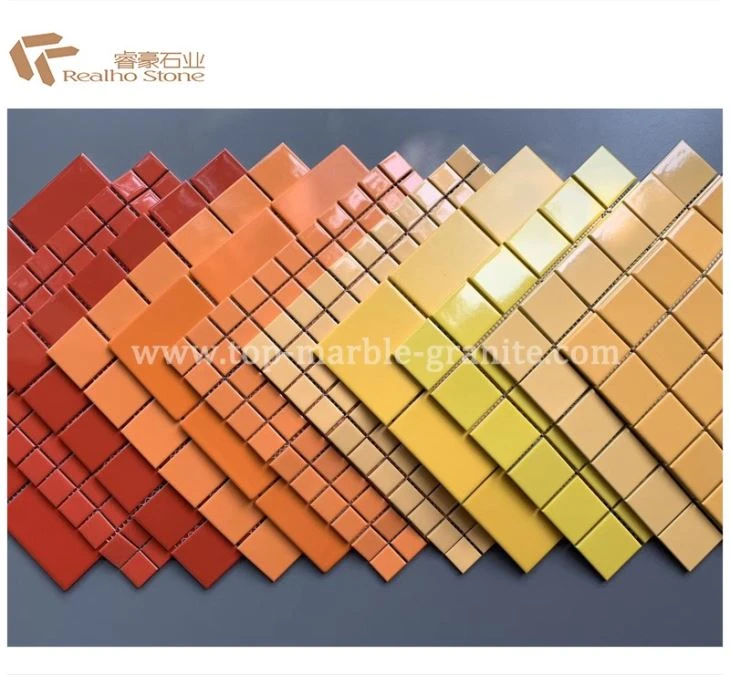 Yellow Ceramic Mosaic Tiles