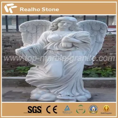 Klassikaline loodus Marble Angel Skulptuuri kuju