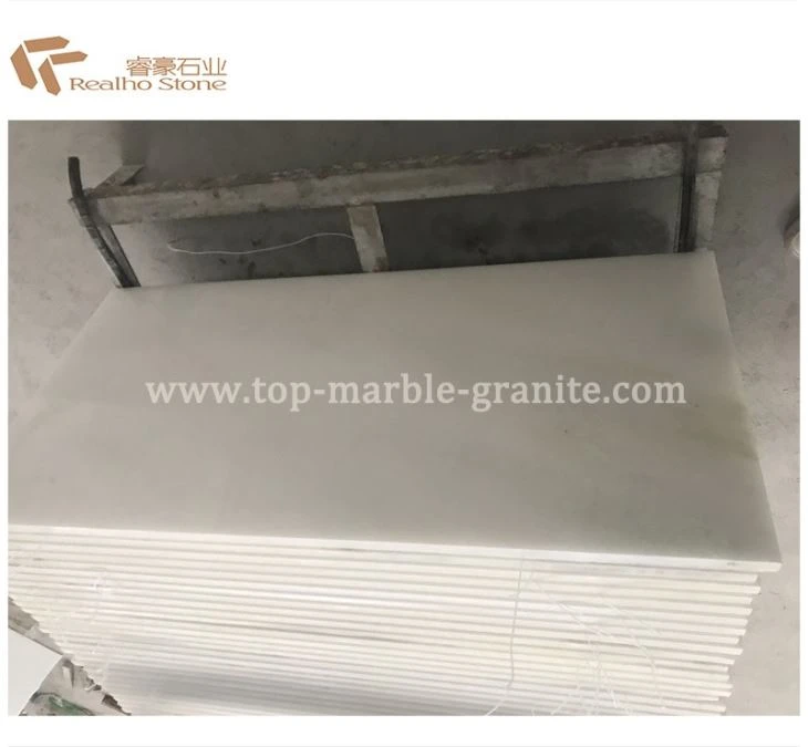 China White Jade Marble Floor Tiles