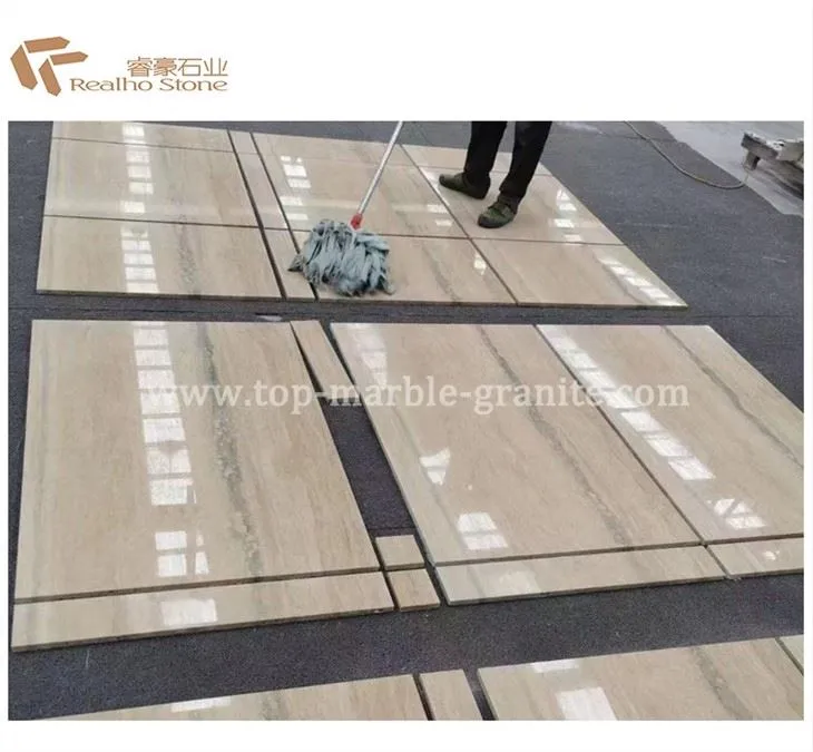 silver grey travertine tile