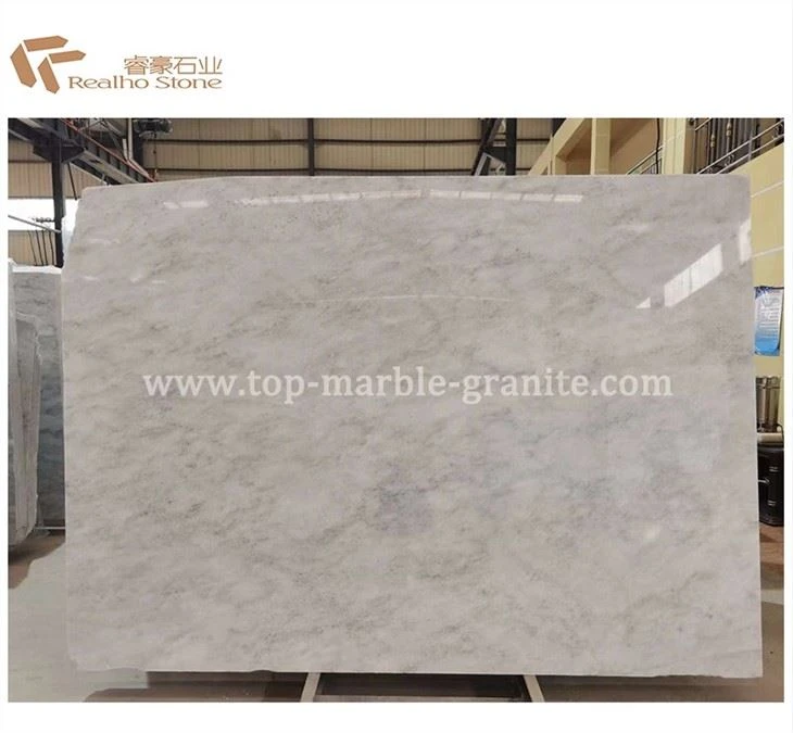 White marble slab for countertop