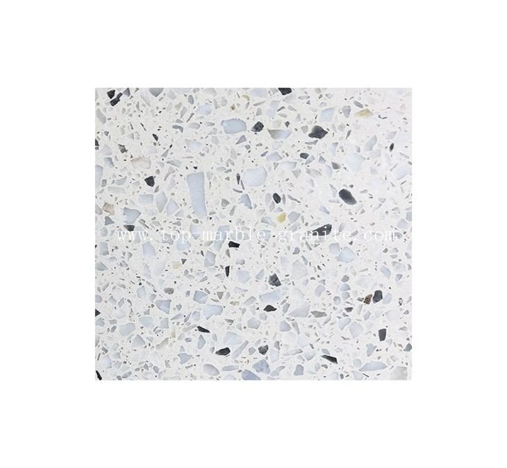 White Terrazzo Paving Slabs
